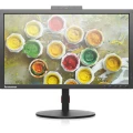 Lenovo ThinkVision T2224zD | 21,5" | Full HD LED IPS Monitor | Webcam VGA HDMI DP | Schwarz